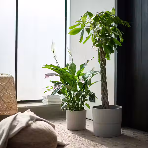 NYPON Кашпо - д/дома/улицы серый 32 см - фото 3