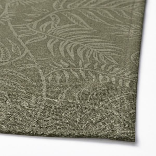 Скатерть и 6 салфеток, с рисунком/зеленый 145x240/38x38 см IKEA DOFTMINNE ДОФТМИННЕ 504.708.52 - фото 2