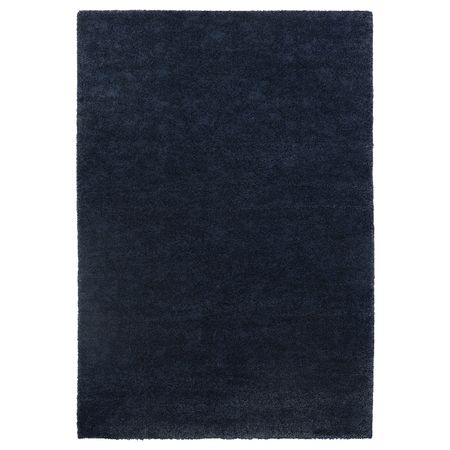 Ковер, короткий ворс, темно-синий 133x195 см IKEA STOENSE СТОЭНСЕ 105.001.96