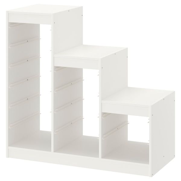 Каркас, белый 99x44x94 см IKEA TROFAST ТРУФАСТ 803.648.88 - схема-чертеж с размерами
