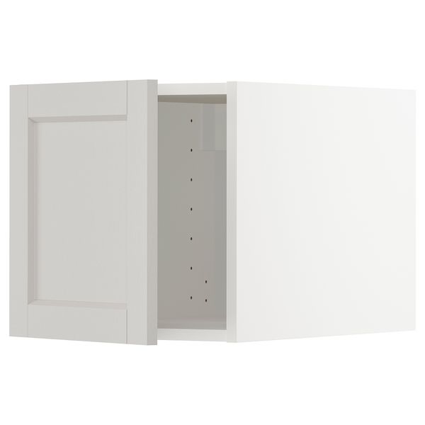 Верхний шкаф, белый, Lerhyttan светло-серый, 40x40 см IKEA METOD МЕТОД 494.674.07 - фото 2
