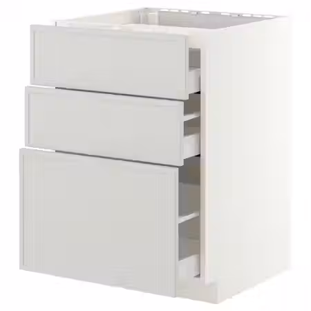 METOD / MAXIMERA Шкаф д/варочной панели/3фасада/3ящ