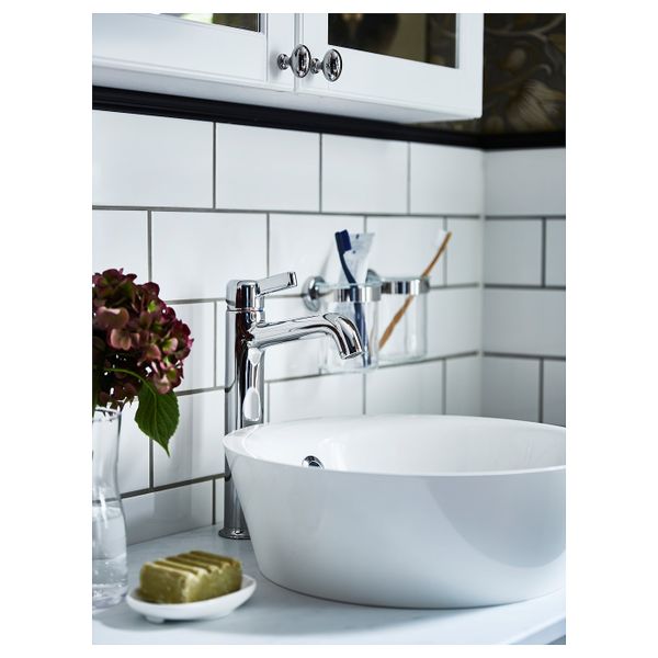 Смеситель для раковины, высокий, хромированный IKEA VOXNAN ВОКСНАН 403.472.35 - фото 3