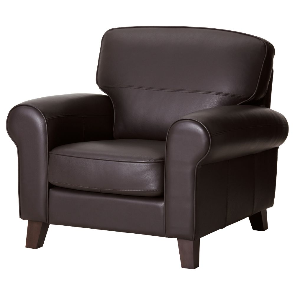 Кресло ЮСТАД, Гранн, Бумстад темно-коричневый - фото 1