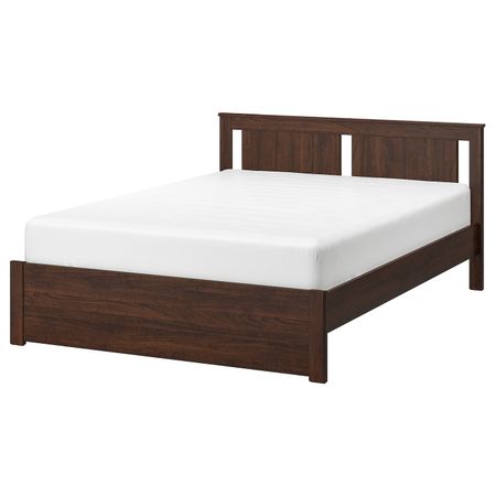 Каркас кровати, коричневый/Леирсунд 160x200 см IKEA SONGESAND СОНГЕСАНД 792.410.92