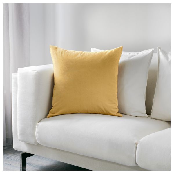 Чехол на подушку САНЕЛА, светло-желтый (50x50 см) - фото 3