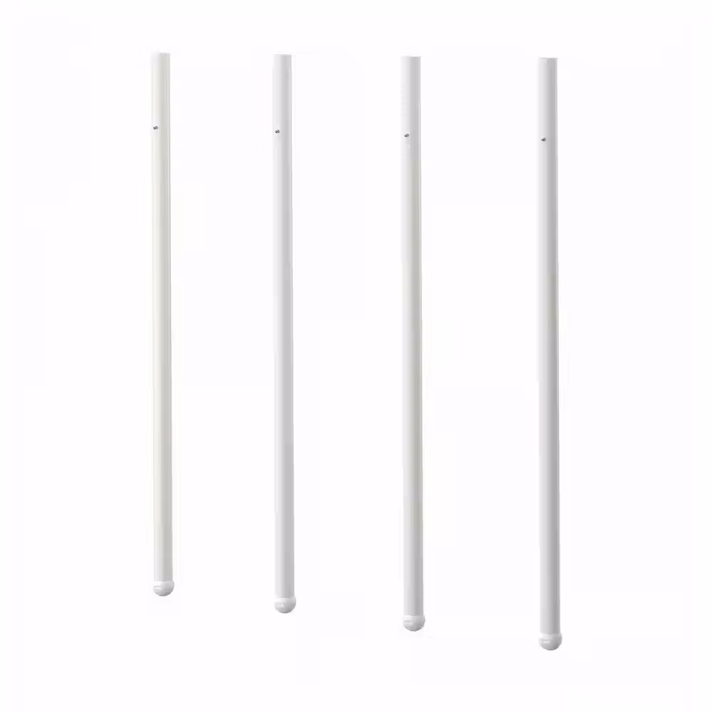 ANTILOP Ножка высокого стула - белый - схема-чертеж с размерами