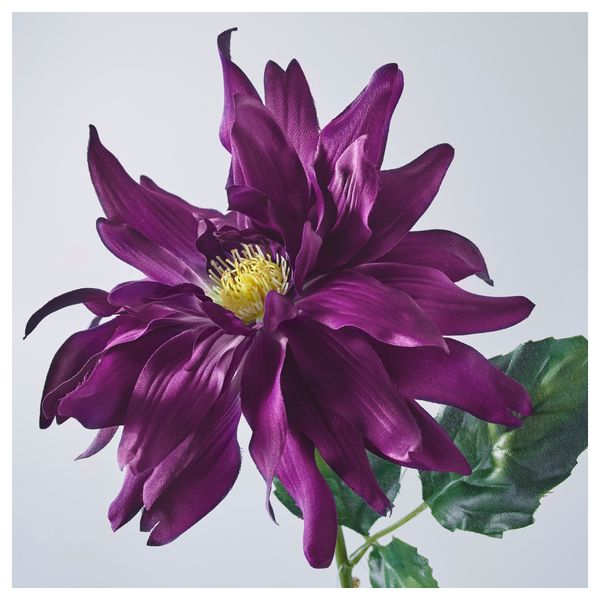 Цветок искусственный СМИККА, Георгин разные цвета (35 см) - схема-чертеж с размерами