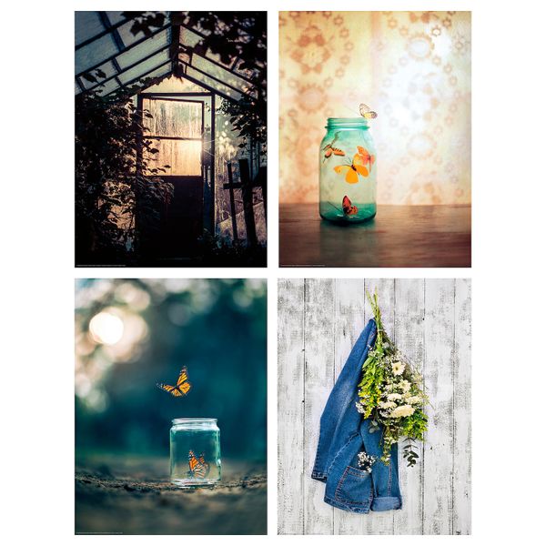 Постер, В банке 30x40 см IKEA БИЛЬД 704.657.22 - схема-чертеж с размерами