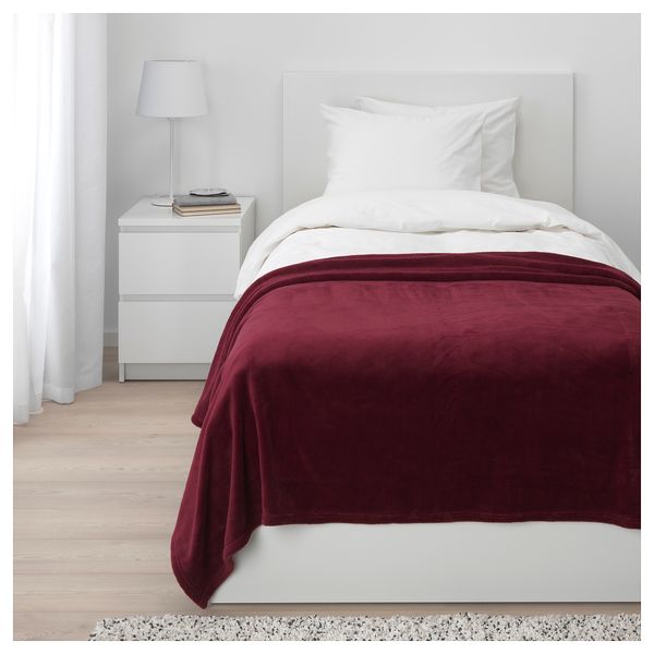 Покрывало ТРАТТВИВА, темно-красный - фото 1