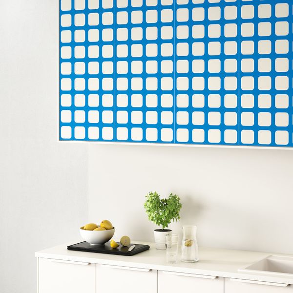 Дверь, с печатным рисунком 40x100 см IKEA ИТТЕРБИН 404.087.14 - схема-чертеж с размерами