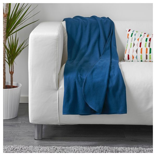 Плед СКУГСКЛОКА, синий (130x170 см) - фото 2