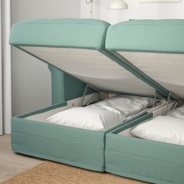 4-местный диван с козетками, Ljungen светло-зеленый IKEA GRÖNLID 194.088.48 - фото 5