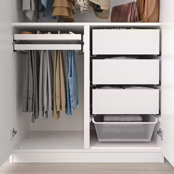 KOMPLEMENT Разделитель д/каркасов - белый 100x58 см - схема-чертеж с размерами