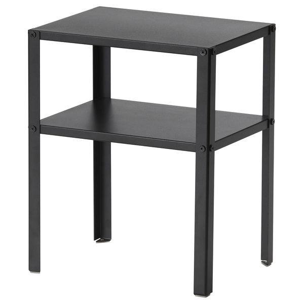 Тумба прикроватная, 37x28 см, черный IKEA KNARREVIK КНАРРЕВИК 303.811.83 - фото 1