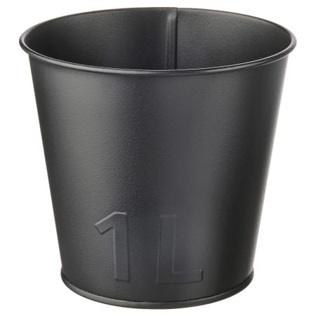 Кашпо, 12 см, для дома, улицы антрацит IKEA ÅKERBÄR 705.515.50