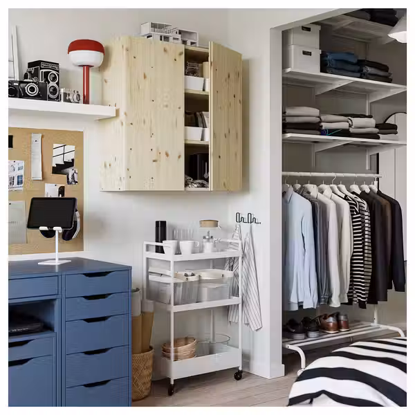 NISSAFORS Тележка - белый 50.5x30x83 см - фото 7