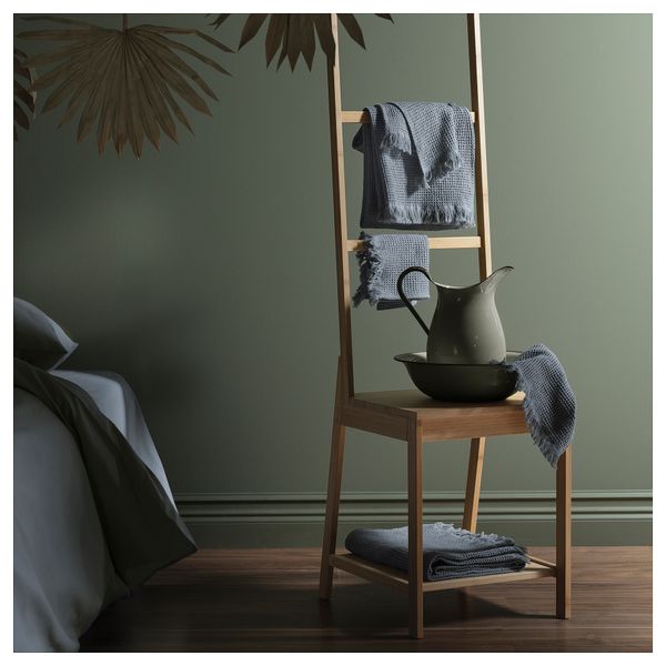 Простыня банная, 100x150 см, темно-синий IKEA VALLASÅN 205.313.81 - схема-чертеж с размерами