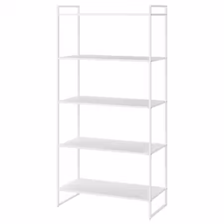 JONAXEL Стеллаж - белый 80x38x160 см