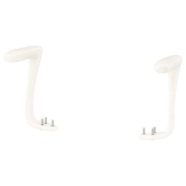 Комплект подлокотников 2шт, белый IKEA JÄRVFJÄLLET ЭРВФЬЕЛЛЕТ 804.294.32 - схема-чертеж с размерами