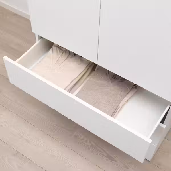 FONNES Ящик - белый/белый 80x42x20 см - фото 3