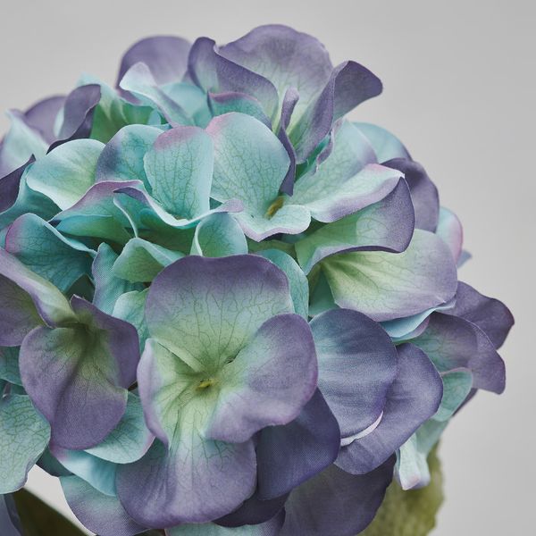 SMYCKA Цветок искусственный - д/дома/улицы/гортензия сине-сиреневый 55 см - фото 2