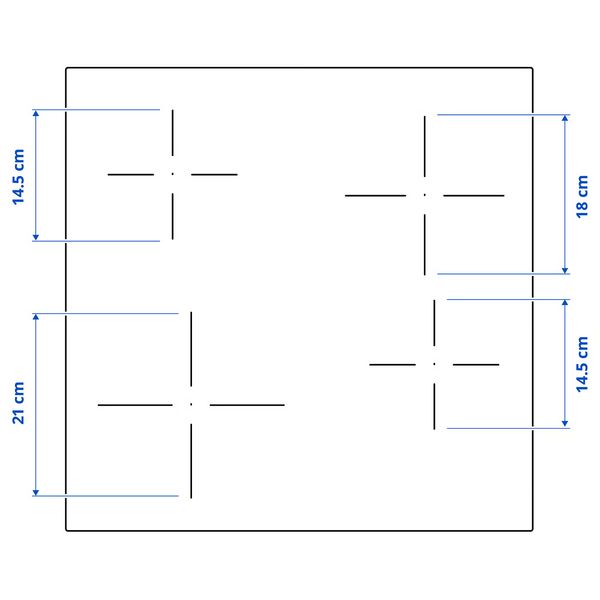 VILSTA ВИЛСТА Индукц варочн панель - ИКЕА 300 чёрный 59 см - фото 5