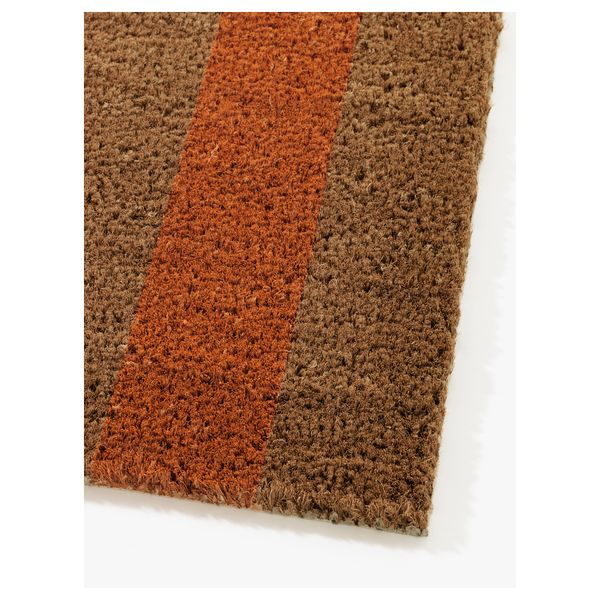 Придверный коврик КВОРИГ, неокрашенный, оранжевый (40x70 см) - схема-чертеж с размерами