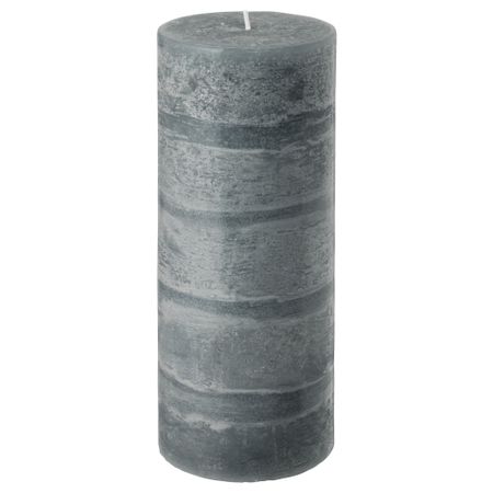 Формовая свеча, ароматическая ВАКАНТ, Дни осени серый, серый (25 см)