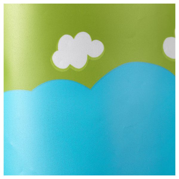 Штора для ванной ЛИНДОН, разноцветный (180x200 см) - схема-чертеж с размерами