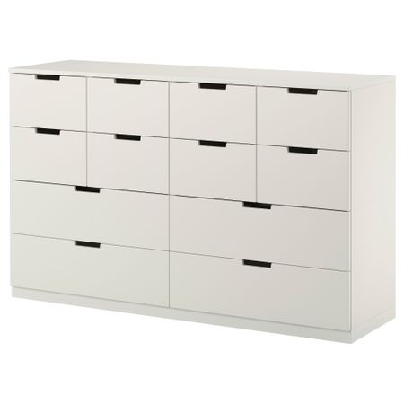 Комод НОРДЛИ, белый (160x97 см)