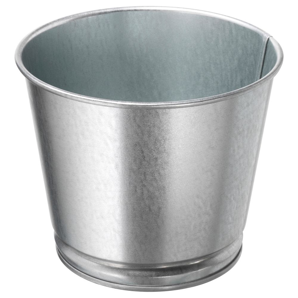 Кашпо БИНТЬЕ, оцинковка (10.5 см) - фото 1