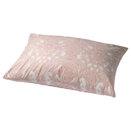 Наволочка, белый, розовый 50x70 см IKEA ЙЭТТЕВАЛЛМО 804.342.59