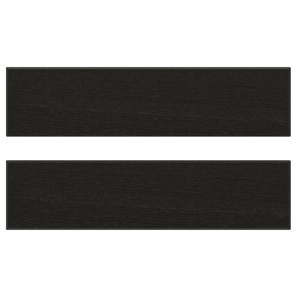 Фронтальная панель ящика, черная морилка 40x10 см IKEA LERHYTTAN ЛЕРХЮТТАН 103.565.04 - фото 1