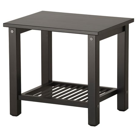 Тумба прикроватная, черно-коричневый 40x50 см IKEA RYKENE РИКЕНЕ 002.574.77