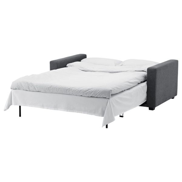 Диван-кровать 2-местная БИГДЕО, Стина серый - схема-чертеж с размерами