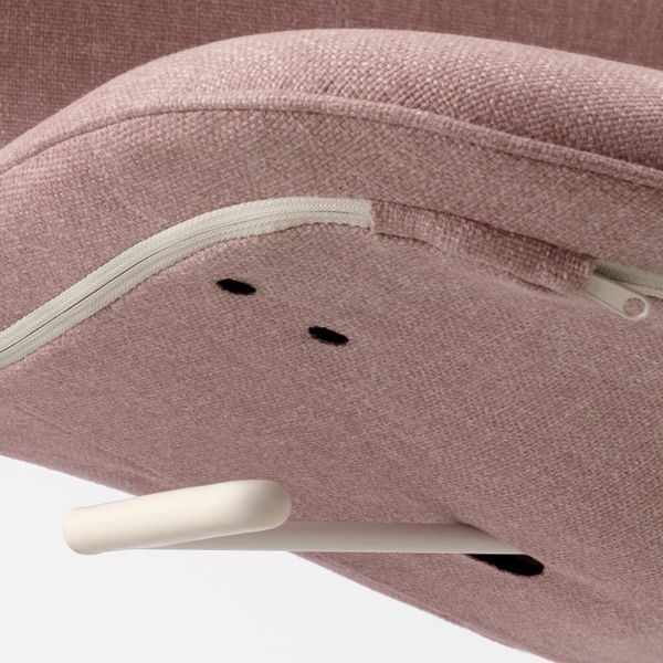 Рабочий стул, Гуннаред светлый коричнево-розовый/белый IKEA LÅNGFJÄLL ЛОНГФЬЕЛЛЬ 993.863.43 - фото 5