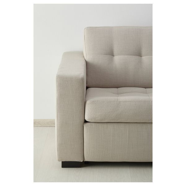 Диван-кровать 2-местный КЛАГСТОРП, Бальг светло-бежевый - фото 4