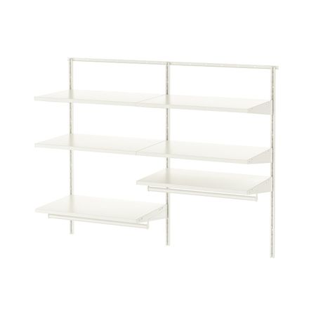 Гардероб, комбинация, белый 125x40x101 см IKEA BOAXEL БОАКСЕЛЬ 393.840.16