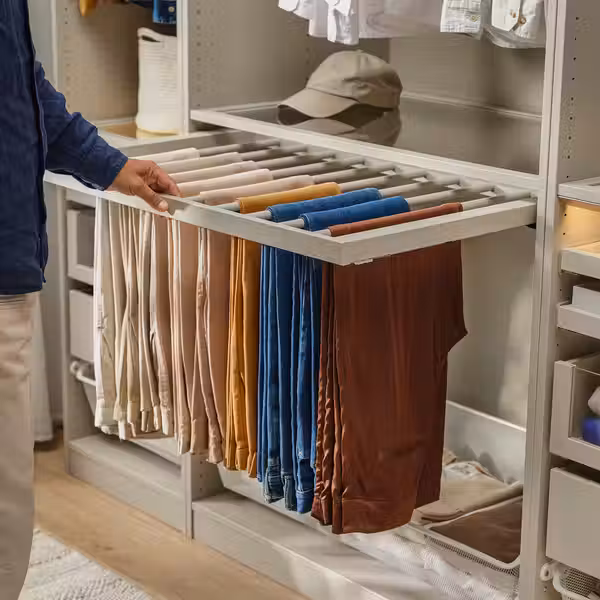 KOMPLEMENT Выдвижная вешалка для брюк - серо-бежевый 100x58 см - фото 2