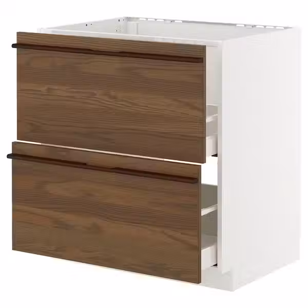 METOD / MAXIMERA Напольный шкаф п/мойку+2фасада/2 ящ - фото 1