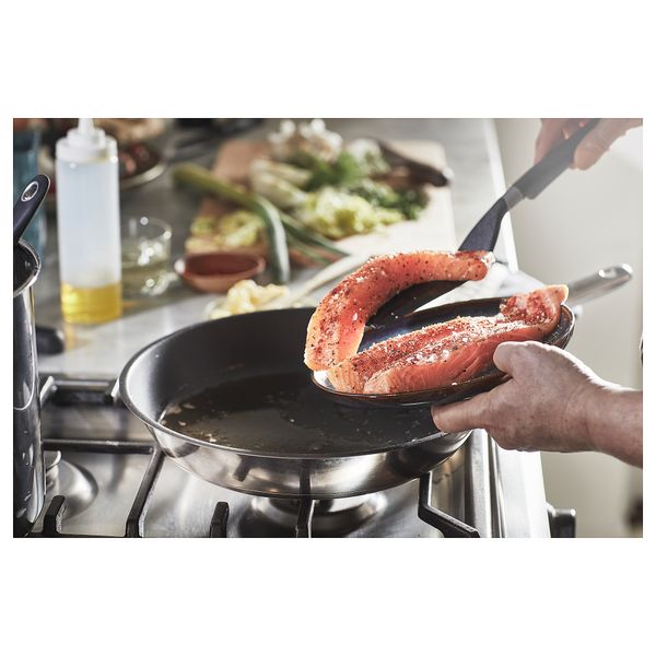 Сковорода, 24 см, нержавеющая сталь, антипригарное покрытие IKEA IKEA 365 + HJÄLTE ИКЕА 365 + ЙЭЛТЕ 504.842.41 - схема-чертеж с размерами