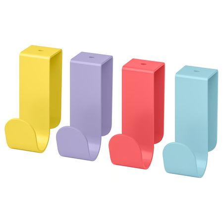 LÄTTHET Крючок и зажим - разноцветный