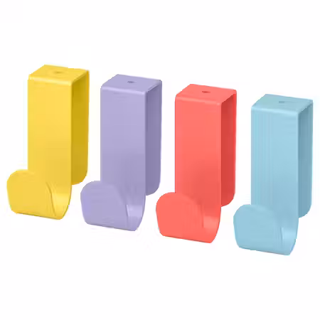 LÄTTHET Крючок и зажим - разноцветный