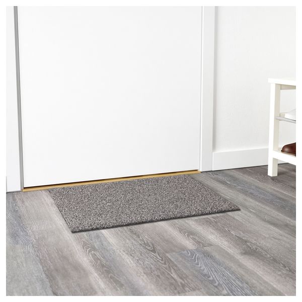 Придверный коврик ОПЛЕВ, д/дома/улицы черный/белый (50x80 см) - фото 2