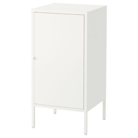 Комбинация для хранения с дверцами, белый, 45x47x92 см IKEA HÄLLAN ХЭЛЛАН 192.913.15
