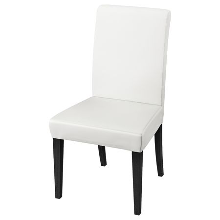 Стул, темно-коричневый, Грэсбу белый IKEA ХЕНРИКСДАЛЬ 392.271.87