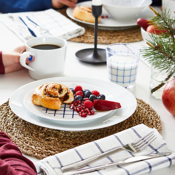 Салфетка под прибор, естественный/водоросли 37 см IKEA IHÅLLIG ИХОЛЛИГ 303.796.51 - фото 3