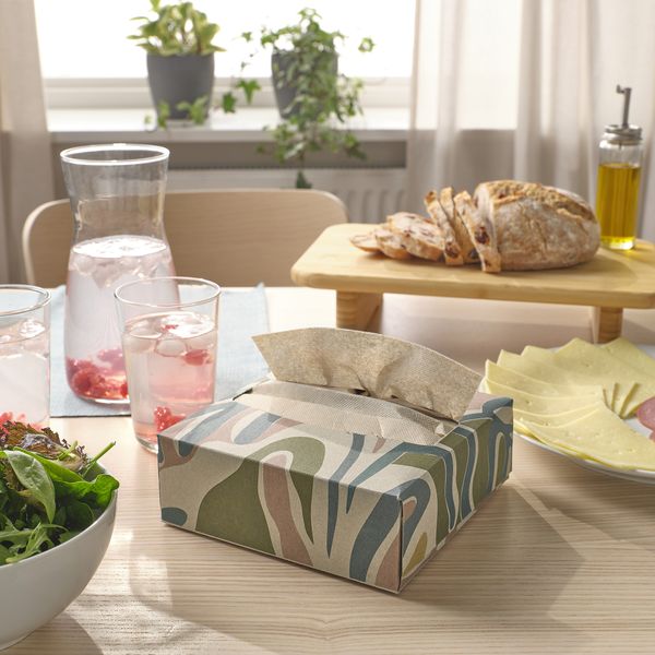 Салфетка бумажная, с рисунком, 32x16 см IKEA SLÖJSTJÄRT 805.936.20 - схема-чертеж с размерами