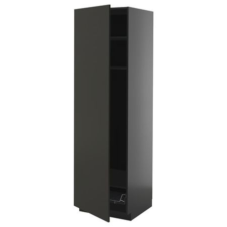 METOD Выс шкаф с полками/проволоч корзин